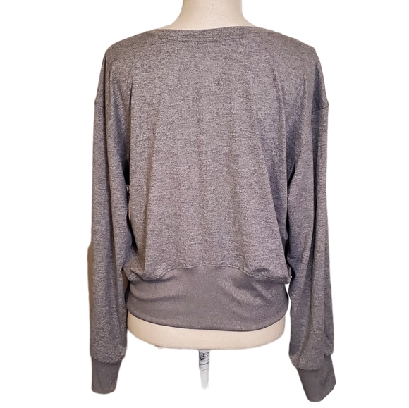 FREELY | Women's heathered-gray Jayde long-sleeve light-weight sweater. NWT - Picture 4 of 8